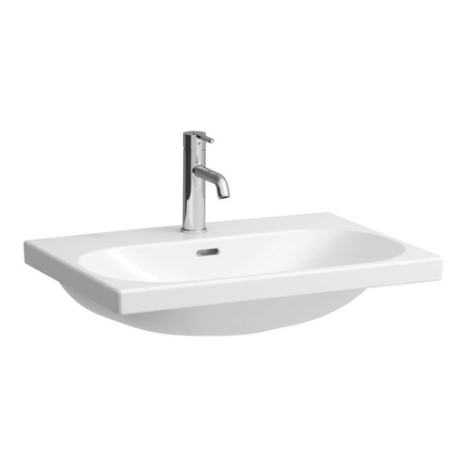 Laufen Lua umyvadlo 65x46 cm otvor pro baterii, bez přepadu H8100840001041