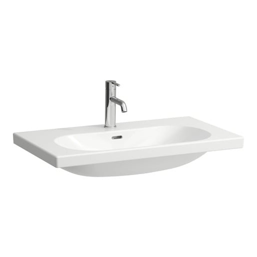 Laufen Lua umyvadlo 80x46 cm otvor pro baterii uprostřed H8100870001041