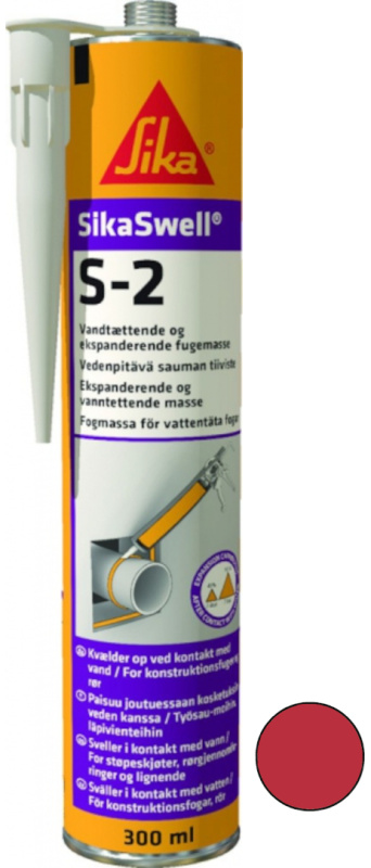 Tmel polyuretanový SikaSwell S-2 červený 300 ml