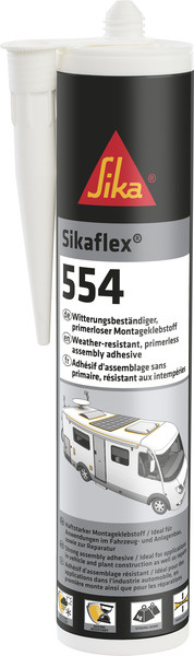 SIKA Sikaflex 554, kartuše 300 ml, černá