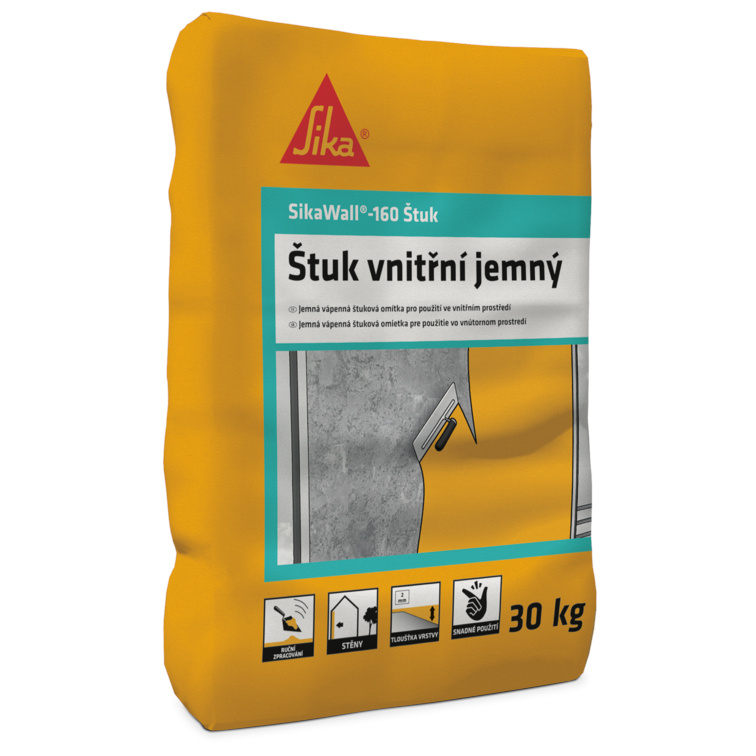 Štuk vnitřní jemný SikaWall-160 30 kg