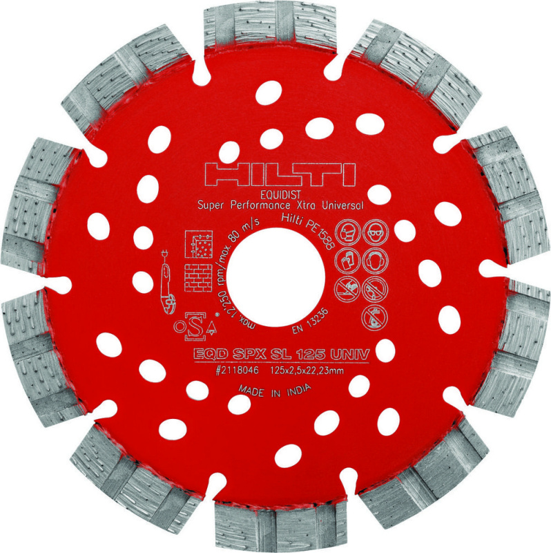 Kotouč DIA Hilti EQD SPX-SL 125×22,23×2,5×10 mm