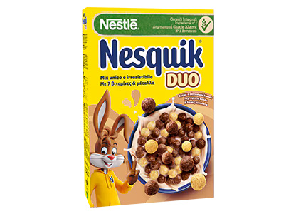 Nesquik cereálie DUO 325g