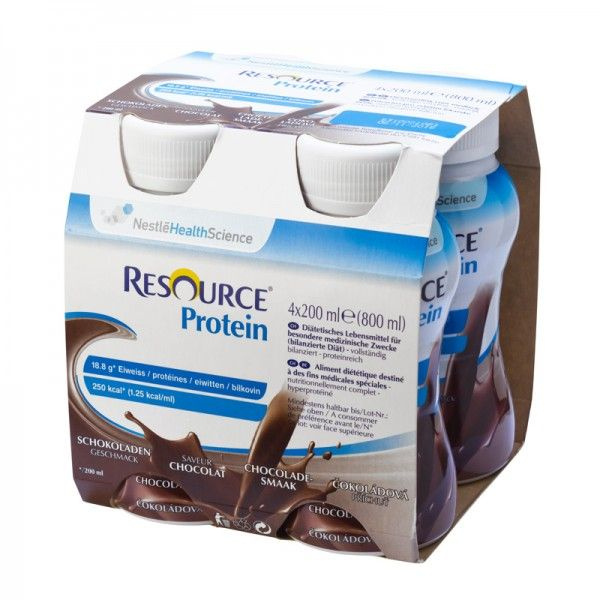 RESOURCE Protein čokoládový 4x200 ml