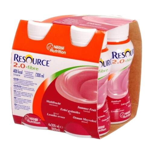 RESOURCE 2,0 KCAL FIBRE LESNÍ PLODY POR POR SOL 4X200ML