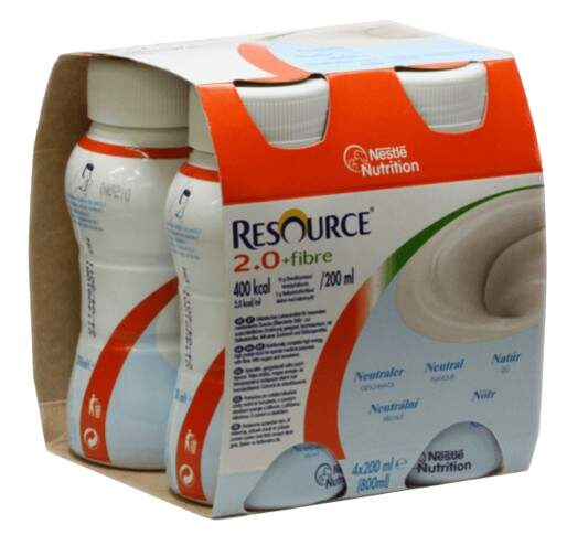 RESOURCE 2,0 kcal Fibre neutrální 4x200 ml