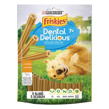 Friskies snack dog - Dental Delicious Medium&Large  200g