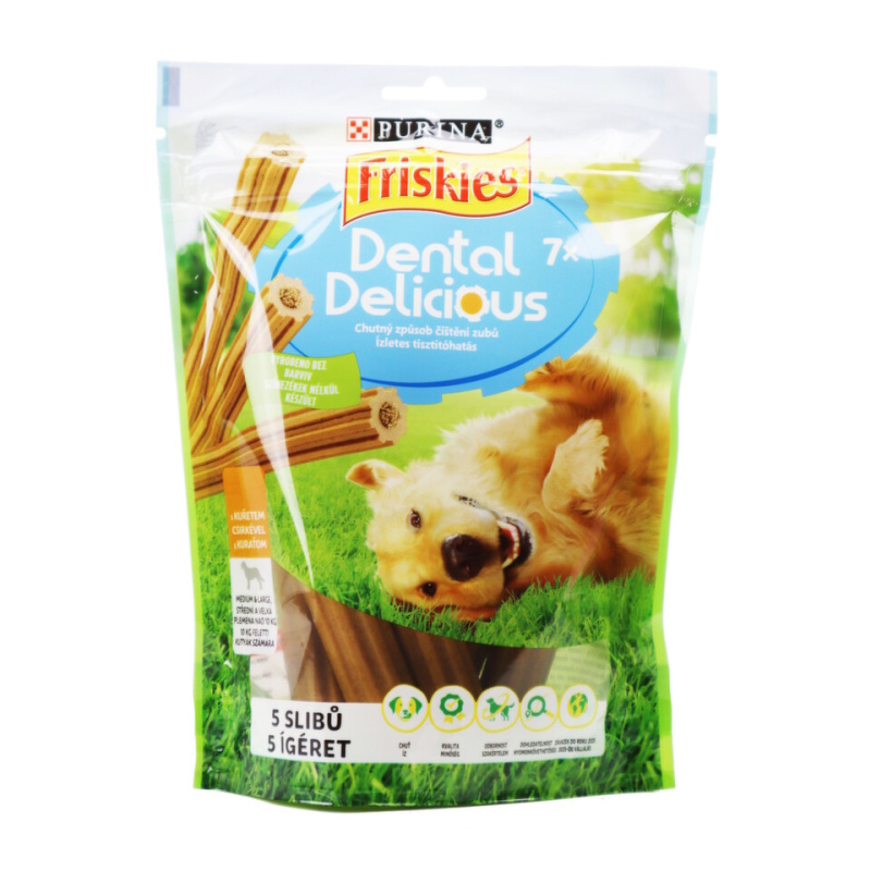 Friskies snack dog - Dental Delicious Medium&Large  200g