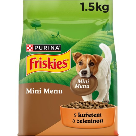 PURINA Friskies Granule pro psy kuře zelenina 1,5 kg