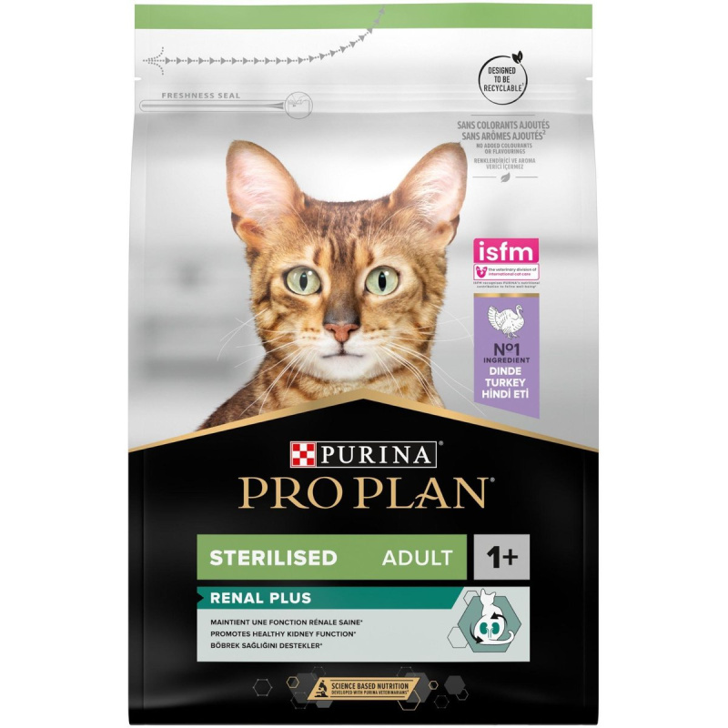 Pro Plan Cat Adult Sterilised Renal Plus krůta 3 kg