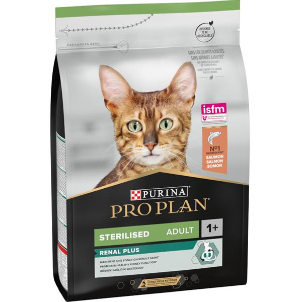 Pro Plan Cat Adult Sterilised Renal Plus losos 3 kg