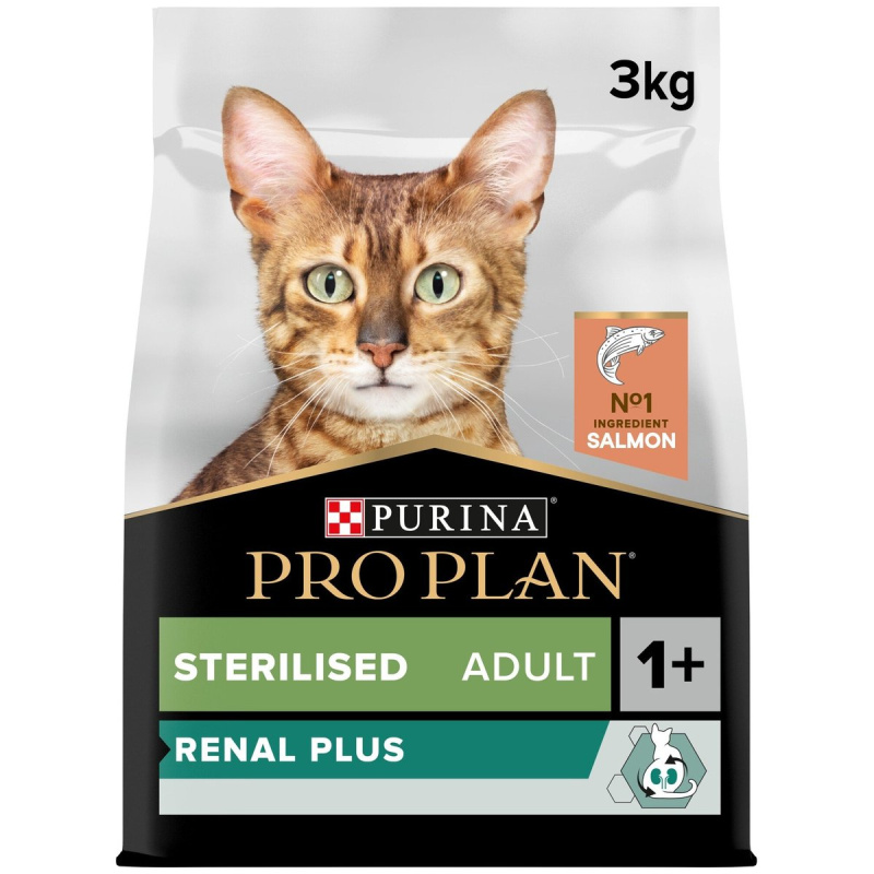 Pro Plan Cat Adult Sterilised Renal Plus losos 3 kg