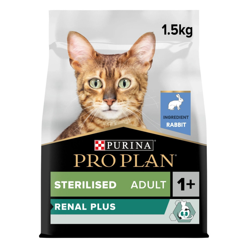 Pro Plan Cat Adult Sterilised Renal Plus králík 1,5 kg