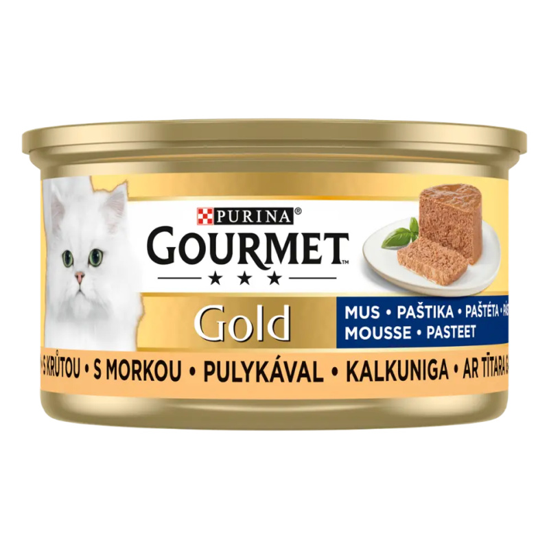 Gourmet Gold jemná paštika s krůtou 24x85g