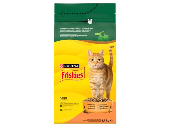 Friskies granule 1,7kg kuře zelenina