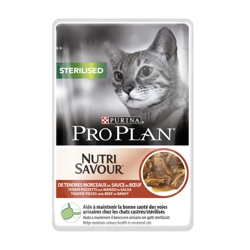 Pro Plan Cat kapsa Sterilised 85 g - beef