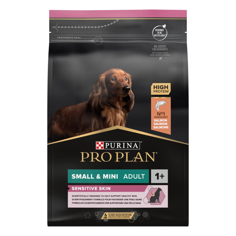 PRO PLAN Dog Adult Sm&Mini Sens.Skin 3 kg