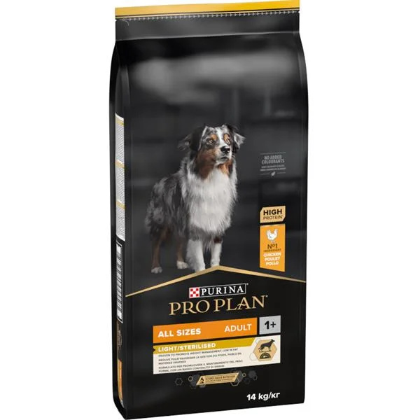 Pro Plan Dog All Size Adult Light/Sterilised 14 Kg