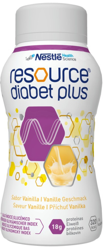 RESOURCE Diabet plus vanilka 4 x 200ml