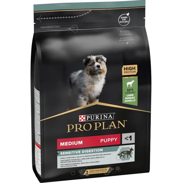 PRO PLAN Puppy Medium Sens.Digestion Lamb 3 Kg