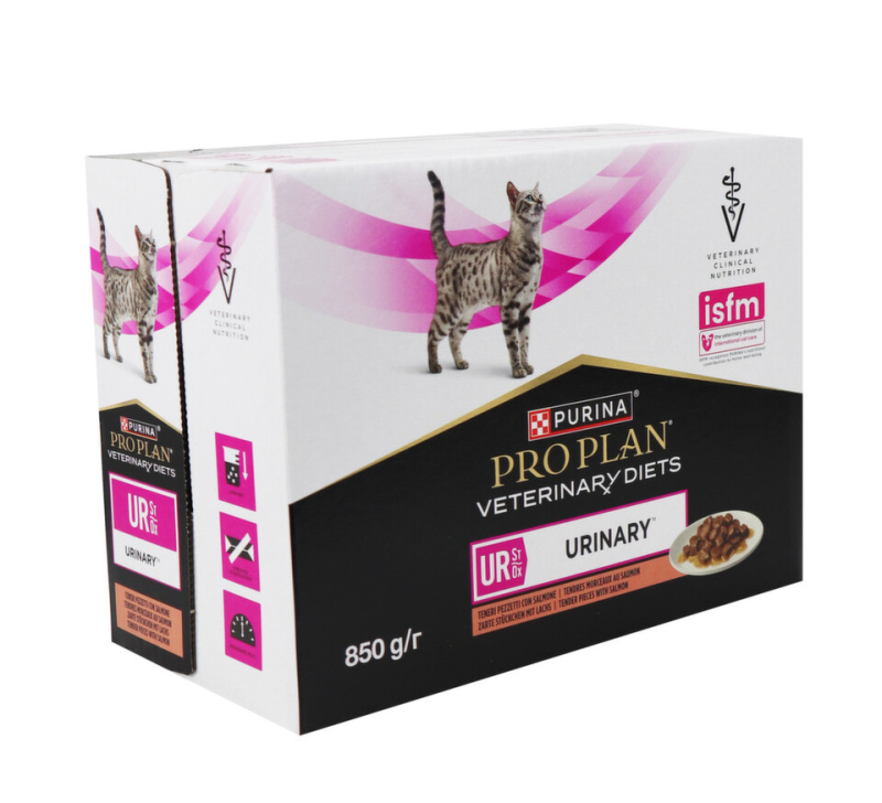 Purina PPVD Feline - UR St/Ox Urinary Salmon kapsička  10x85gr