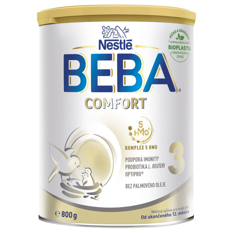 BEBA COMFORT 3 Pokračovací mléko od ukončeného 12. měsíce 800 g
