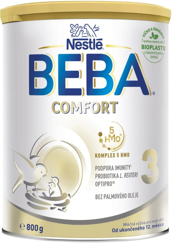BEBA COMFORT 3 Pokračovací mléko od ukončeného 12. měsíce 800 g
