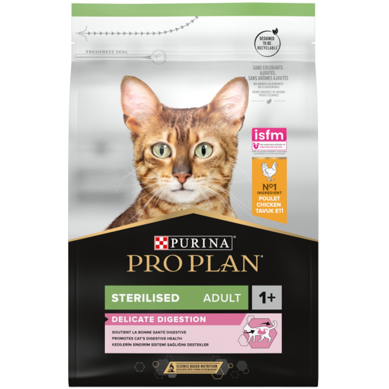 Pro Plan Cat Adult Sterilised Delicate Digestion kuře 3 kg