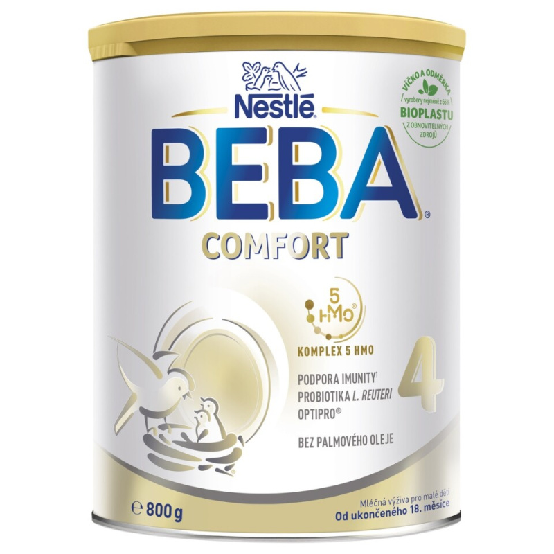 BEBA COMFORT 4 Pokračovací mléko od ukončeného 18. měsíce 800 g