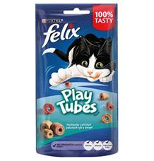 Felix snack cat -Play Tubes příchuť pečená ryba,krevety  50g