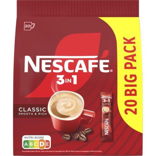 Nescafe 3in1 mixy classic bag20 330g