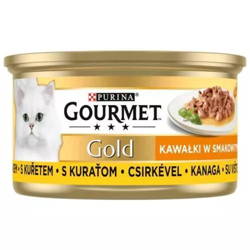 Konz.Gourmet Gold Sauce Del.Kuře v Omáčce 85g