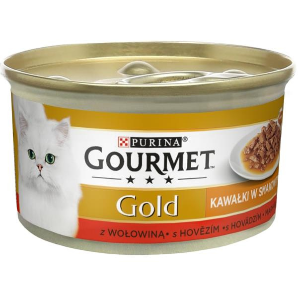 Konz.Gourmet Gold Sauce Del.Hovězí v Omáčce 85g
