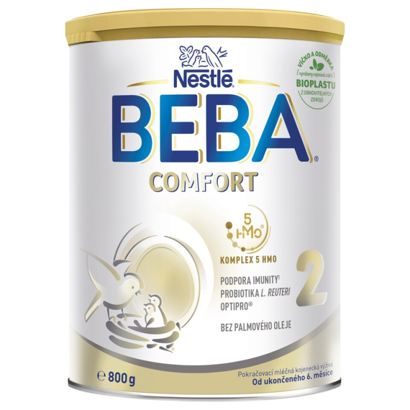 BEBA COMFORT 2 Pokračovací mléko od ukončeného 6.měsíce 800 g