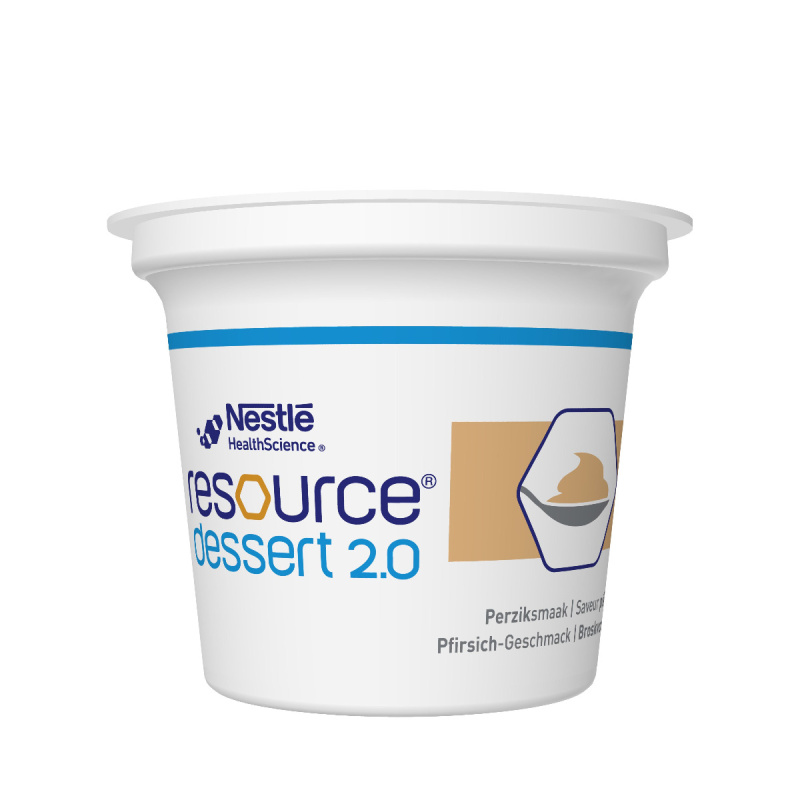 RESOURCE Dessert 2.0 broskev 4 x 125ml