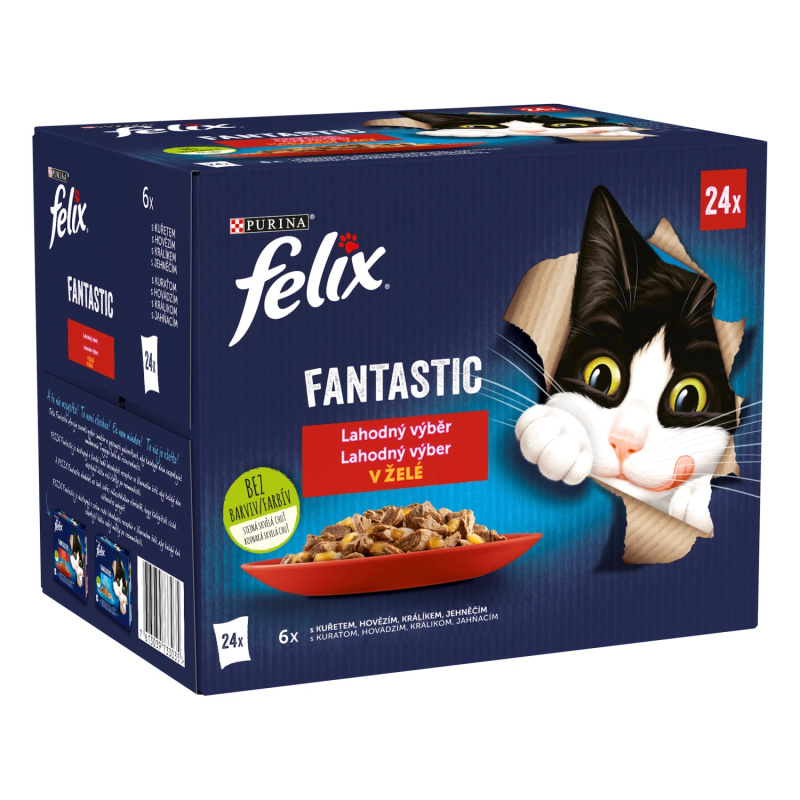 Felix cat kaps.-Fant.Multipack mas.výběr v želé 24 x 85 g