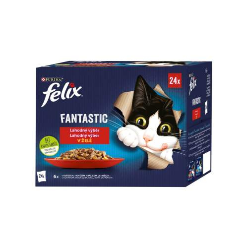 Felix cat kaps.-Fant.Multipack mas.výběr v želé 24 x 85 g
