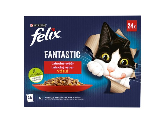 Felix cat kaps.-Fant.Multipack mas.výběr v želé 24 x 85 g