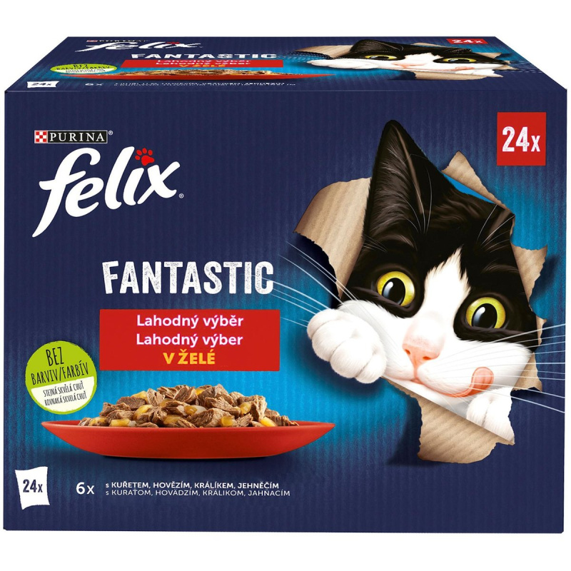 Felix cat kaps.-Fant.Multipack mas.výběr v želé 24 x 85 g