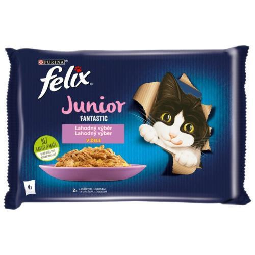 Felix cat kaps.-Fant.Multipack Junior v želé 4 x 85 g