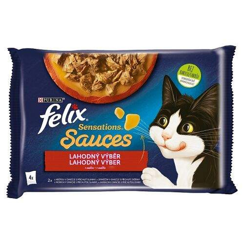 Felix cat kaps.-Sens.Sauce Surpr.Multipack krůta 4 x 85 g