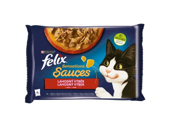 Felix cat kaps.-Sens.Sauce Surpr.Multipack krůta 4 x 85 g