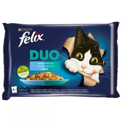 Felix cat kaps.-Fantastic DUO Multipack výběr z ryb  4 x 85g