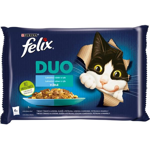 Felix cat kaps.-Fantastic DUO Multipack výběr z ryb  4 x 85g