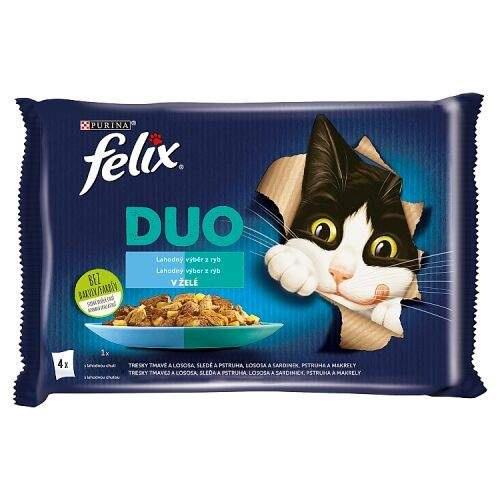 Felix cat kaps.-Fantastic DUO Multipack výběr z ryb  4 x 85g