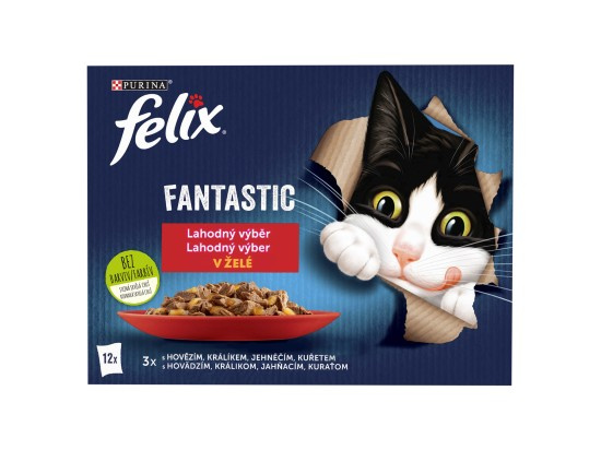 Felix cat kaps.-Fant.Multipack masový výběr  12 x 85g