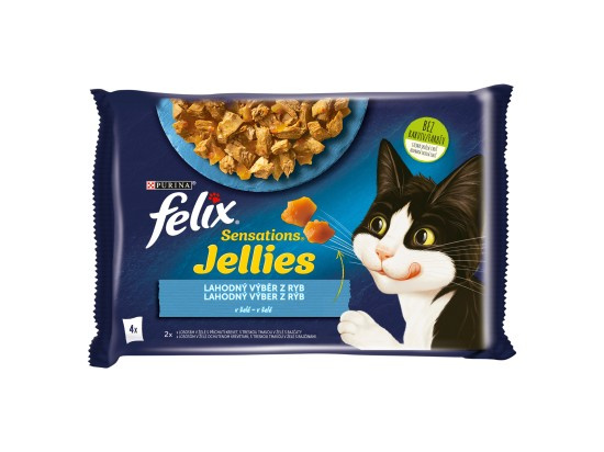 Felix cat kaps.-Sens.Multipack losos,treska v želé 4 x 85 g