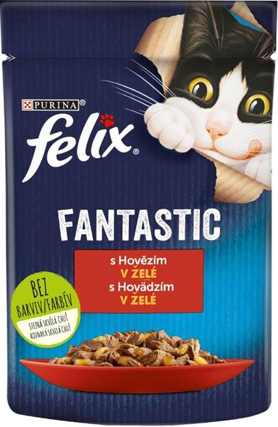Felix cat kaps.-Fantastic hovězí v želé  85g