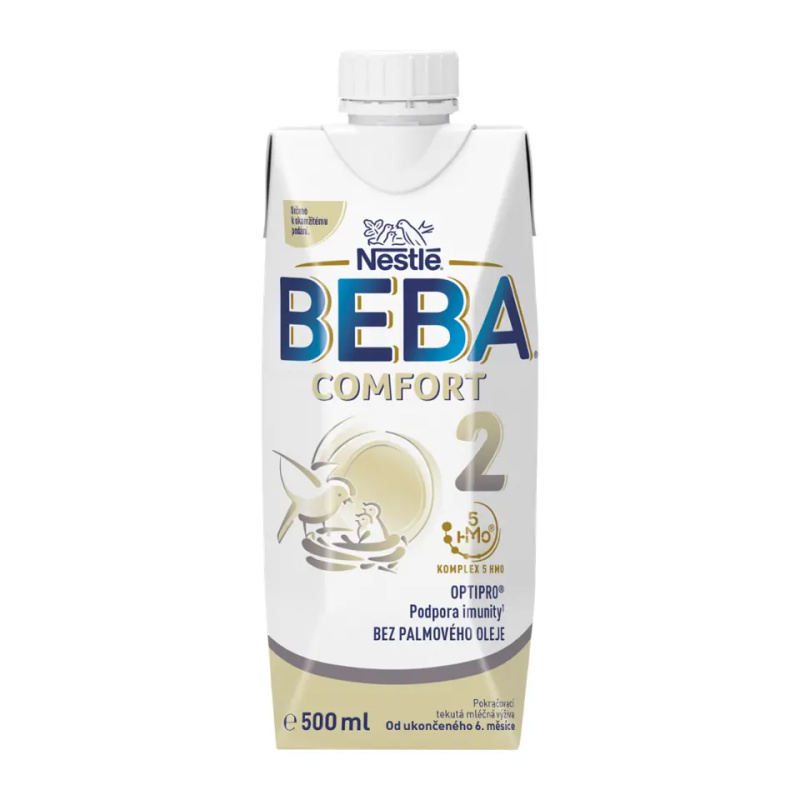 BEBA COMFORT 2 Liquid Tekuté pokračovací mléko od 6.měsíce 500 ml