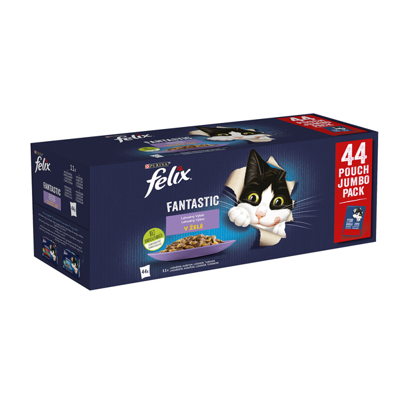 Felix cat kaps.-Fant.Multipack mas.výběr v želé 44 x 85 g